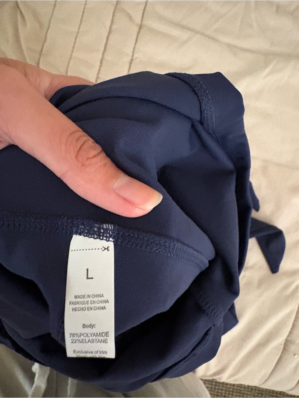 Commense Navy Knotted 2-in-1 Active Dress - Picture 3 of 3